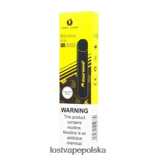Lost Vape Mana sztyft jednorazowy | 300 zaciągnięć | 1,2 ml lód bananowy 5% J4L2R404 Lost Vape Flavors Polska