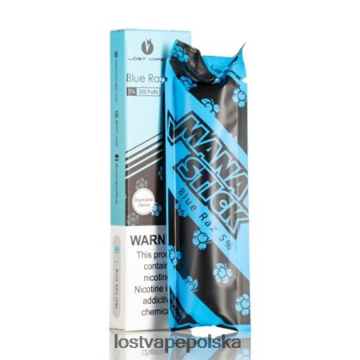 Lost Vape Mana sztyft jednorazowy | 300 zaciągnięć | 1,2 ml niebieski raz 5% J4L2R519 Lost Vape Pods Near Me