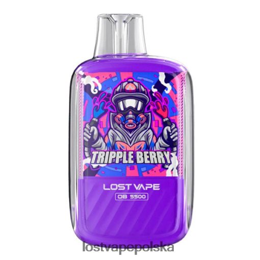 Lost Vape Orion ob5500 5500 puszek 14ml 50mg jednorazowe potrójna jagoda J4L2R108 Lost Vape Price Polska