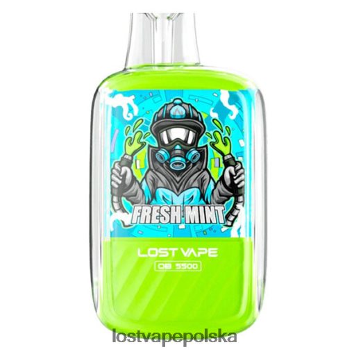 Lost Vape Orion ob5500 5500 puszek 14ml 50mg jednorazowe świeża mięta J4L2R101 Lost Vape Polska