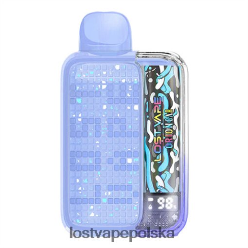 Lost Vape Orion batonik jednorazowy 10000 puff 20ml 50mg niebieski razz lód J4L2R26 Lost Vape Review Polska