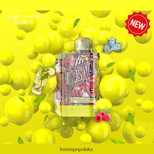 Lost Vape Orion pasek jednorazowy | 7500 zaciągnięć | 18 ml | 50 mg mrożona lemoniada malinowa J4L2R92 Lost Vape Warszawa