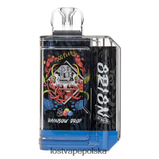 Lost Vape Orion pasek jednorazowy | 7500 zaciągnięć | 18 ml | 50 mg tęczowa kropla J4L2R54 Lost Vape Flavors Polska