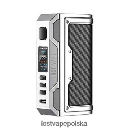 Lost Vape Thelema quest 200w mod SS/włókno węglowe J4L2R179 Lost Vape Pods Near Me