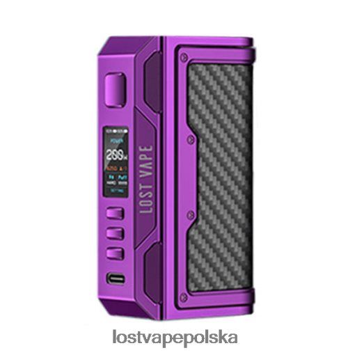 Lost Vape Thelema quest 200w mod fioletowy/włókno węglowe J4L2R186 Lost Vape Review Polska