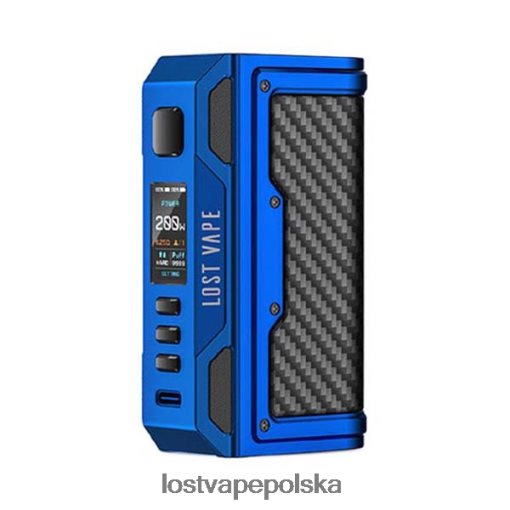 Lost Vape Thelema quest 200w mod matowy niebieski/włókno węglowe J4L2R177 Lost Vape Near Me