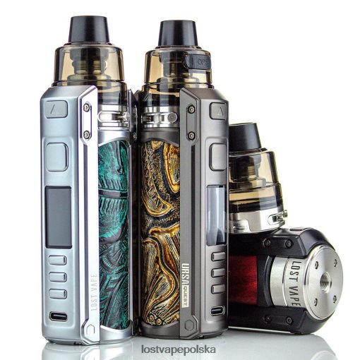 Lost Vape URSA Quest zestaw wielofunkcyjny | 100w drewno ss/fioletowe serce J4L2R196 Lost Vape Review Polska