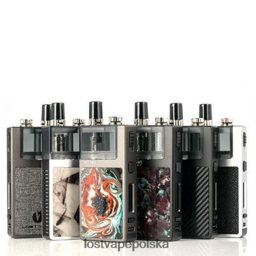 Lost Vape Orion zestaw q-ultra 40w srebrno-czarna skóra J4L2R504 Lost Vape Flavors Polska