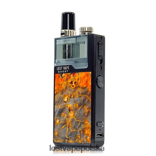 Lost Vape Quest Pełny zestaw urządzenia orion q pod drewno dźgnięte w kolorze czarnym/ochrowym J4L2R475 Lost Vape Wholesale