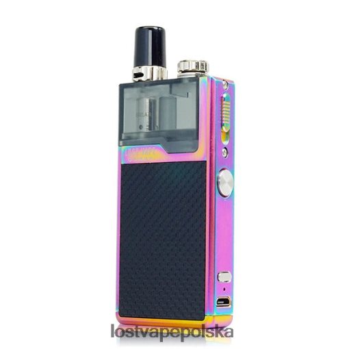 Lost Vape Quest Pełny zestaw urządzenia orion q pod tęczowy/czarny splot J4L2R467 Lost Vape Near Me