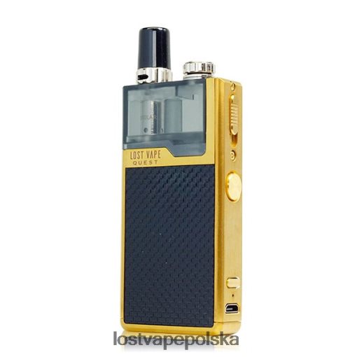 Lost Vape Quest Pełny zestaw urządzenia orion q pod złoty/czarny splot J4L2R466 Lost Vape Review Polska