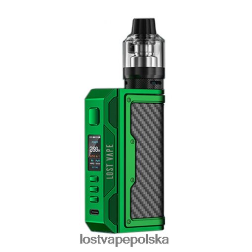 Lost Vape Thelema zestaw Quest 200W zielony/włókno węglowe J4L2R145 Lost Vape Wholesale