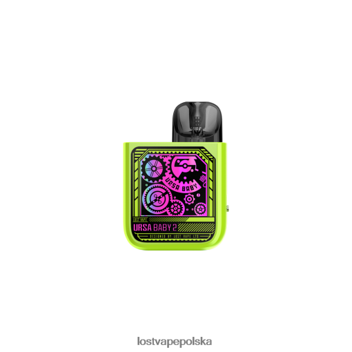 Lost Vape URSA Baby 2 zestaw | system kapsuł pop zielony/czasowy sprzęt J4L2R356 Lost Vape Review Polska